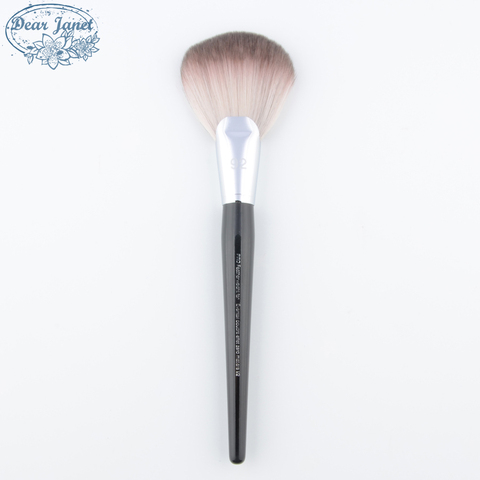 Pinceaux de maquillage professionnels en éventail, plumes, poudre, contour, outils cosmétiques, poils synthétiques, manche en bois, S #92 ► Photo 1/6