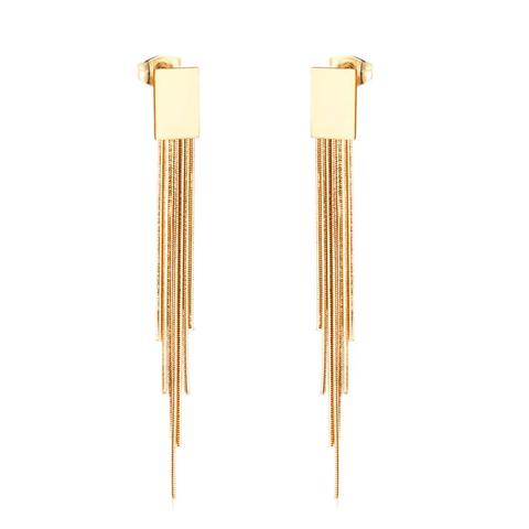 Luxukiskids-ensemble de boucles d'oreilles pour femmes, bijoux tendance, en acier inoxydable, pendentif, pompon, mode coréenne, 2022 ► Photo 1/5