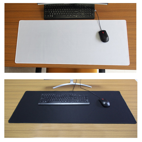 Tapis de souris blanc et noir grand tapis de souris Art Gamer tapis Pc personnalisé tapis de bureau protecteur tampons en caoutchouc tapis de Table pour clavier d'ordinateur ► Photo 1/6