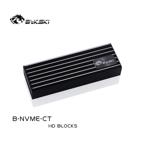 Bykski B-NVME-CT armure de radiateur de bloc mémoire en métal complet utilisant pour le refroidissement du disque dur M.2 SSD ► Photo 1/6