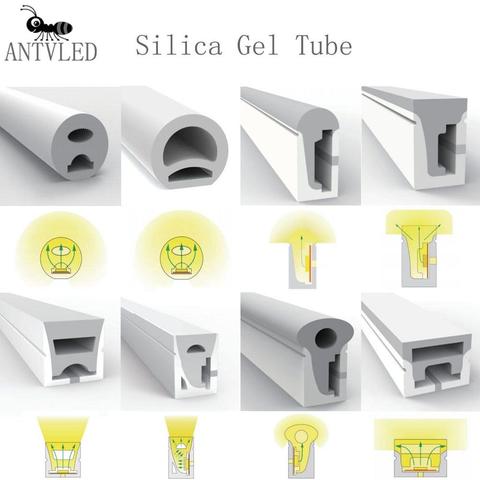 WS2811WS2812B WS2813 WS2815 RGBW LED Tube de corde au néon Gel de Silicone bande Flexible lumière Tube de lampe souple étanche IP67 pour la chambre ► Photo 1/6