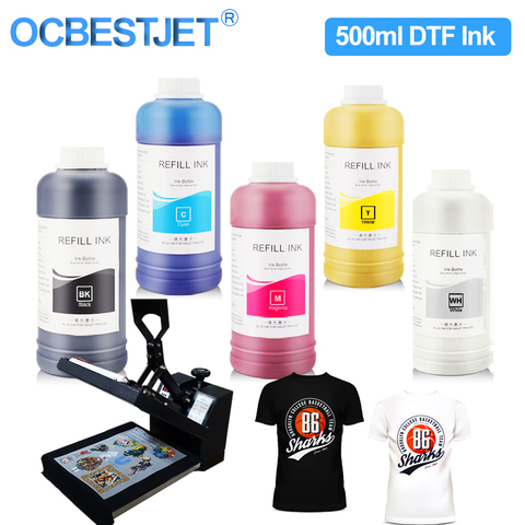 Encre de transfert de Film PET pour imprimante DTF, 500ML/bouteille, transfert Direct ► Photo 1/6