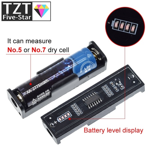 Testeur de niveau de batterie de haute précision, combinaison de capacité de batterie pour AA taille 5 AAA taille 7 ► Photo 1/6