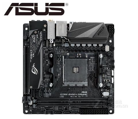 ASUS – carte mère ROG STRIX B450-I pour ordinateur de bureau gamer, composant pc, compatible avec AMD Socket AM4, DDR4, capacité maximale de ram 32 go, usb, B450 ► Photo 1/3