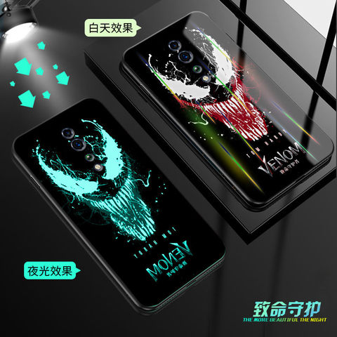 Coque lumineuse en verre pour OPPO, pour Reno Z 2 2Z 10X Zoom A3S A5S A12 F1S A5 A9 2022 A59 F1S A72 A52 A91 Realme X XT X2 X50 Pro ► Photo 1/6