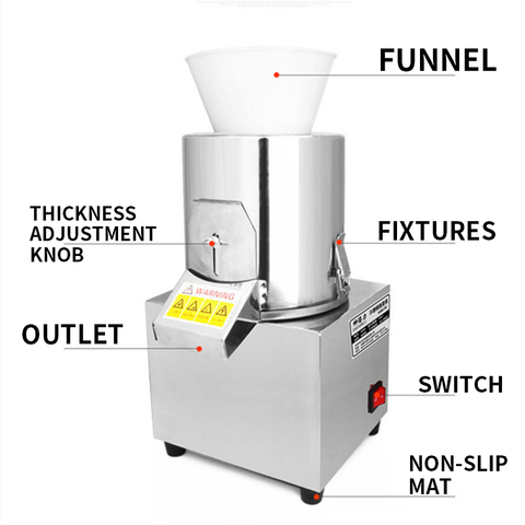 Machine électrique multifonction, remplisseuse de légumes, type 160, en acier inoxydable, broyeur pour viande, ail, chili ► Photo 1/6