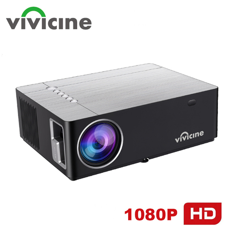 2022 mis à niveau Vivicine M20 Full HD 1080p LED projecteur de cinéma maison, 1920x1080p jeu vidéo Proyector aérien Beamer Support AC3 ► Photo 1/6