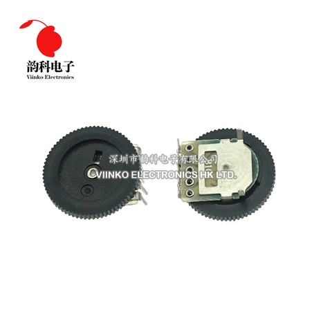 Potentiomètre de réglage à Double engrenage 10 pièces B202 2K ohm 5Pin 16*2mm potentiomètre de roue à Volume conique ► Photo 1/1