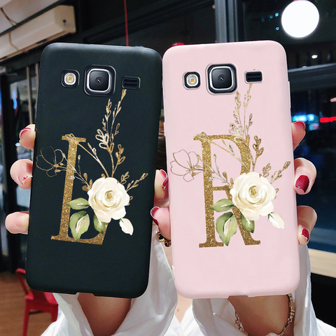 Coque Pour Samsung Galaxy J2 Premier Grand Prime Plus SM-G532F 5.0 Etui pour téléphone Mignon Lettres Couverture Arrière Souple Pour Samsung J2 Premier Cas ► Photo 1/6