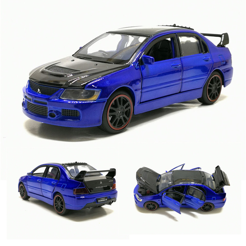 Lancer-voiture EVO IX 9, RHD, jouets de modèle moulé pour enfants, cadeaux, livraison gratuite, 1/32 ► Photo 1/6