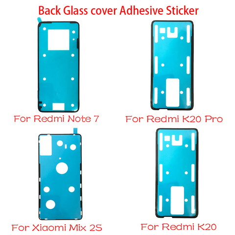 Autocollant adhésif pour Xiaomi Mi 9 9T Mix 2S Redmi Note 7 8 K20 Pro K30 pro Poco X2 9S 9 Pro, boîtier de batterie, ruban adhésif ► Photo 1/6