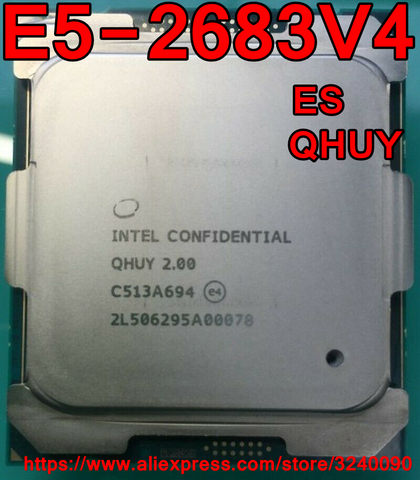 QHUY – processeur Intel Xeon QHZE, 2.0GHz, 16 cœurs, 40 mo, V4, E5 2683V4, E5 2683 V4, livraison gratuite ► Photo 1/2