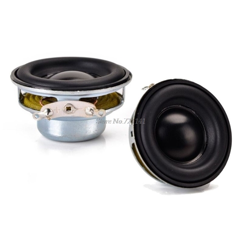 2 pièces 40MM Mini Audio haut-parleurs portables 16 Core 4 Ohm 5W gamme complète haut-parleur en caoutchouc côté NdFeB haut-parleur magnétique en gros et livraison directe ► Photo 1/6