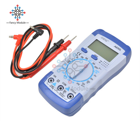 A830L LCD multimètre numérique cc tension ca Diode fréquence multifonction volts testeur Test courant voltmètre ampèremètre jauge ► Photo 1/6