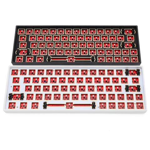 Kit de clavier mécanique sans fil, double mode, bluetooth 60%, TBKB64, TBKB 64,, led de commutation smd rvb interchangeables à chaud, câble de type c ► Photo 1/6