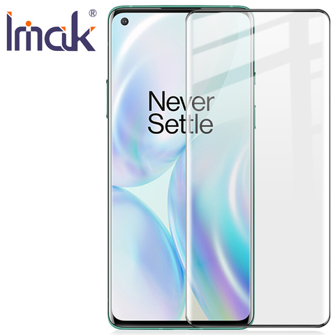 Imak – verre trempé incurvé 3D pour Oneplus 8 Pro 1 + 8, panneau oléophobe complet ► Photo 1/6