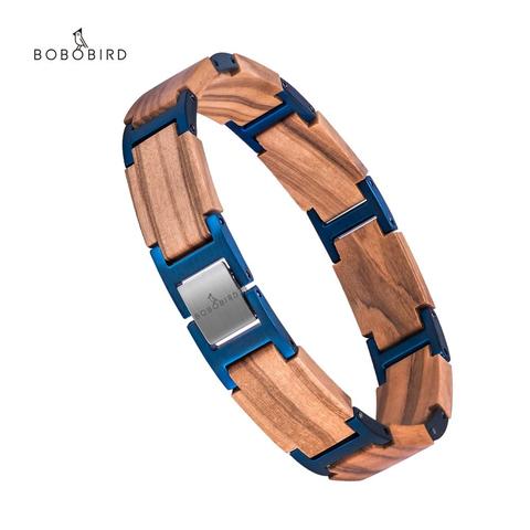 BOBO BIRD – Bracelet en bois pour hommes et femmes, bijoux à la mode pour Couple, cadeau de noël pour amoureux, livraison directe ► Photo 1/6