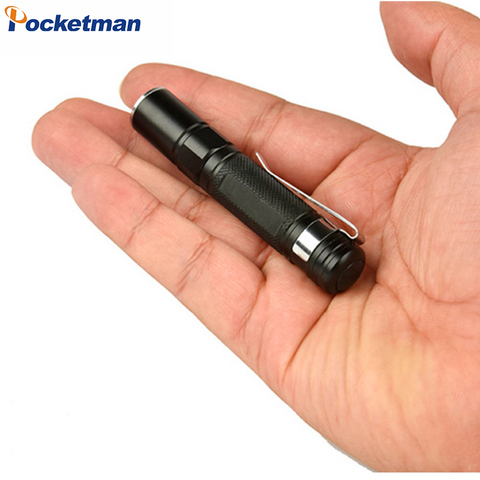 Mini lampe de poche Portable à lumière LED Q5 2000lm, torche de poche, lanterne étanche, batterie AAA, puissante, pour la chasse ► Photo 1/6