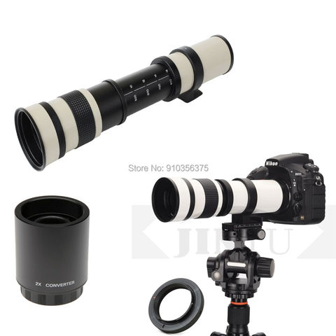 JINTU 420-1600mm F8.3 objectif de mise au point manuelle téléobjectif Zoom objectif principal pour Sony E Mount A9 A7R3 A7R2 A7M3 A7M2 A7S2 A6500 A6300 A6000 ► Photo 1/6