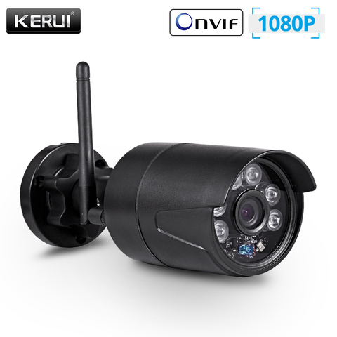 KERUI 2MP 1080P sans fil en plein air sécurité à domicile WiFi IP caméra Full HD IP54 étanche Surveillance CCTV caméra Vision nocturne ► Photo 1/6