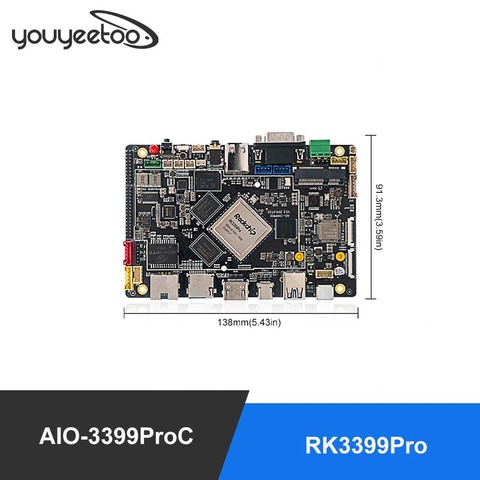 Smartfly luciole AIO-3399ProC RK3399Pro ordinateur à carte unique pour Aiot Cortex-A72 Cortex-A53 LPDDR3 Linux + QT/Android/Ubuntu sbc ► Photo 1/6