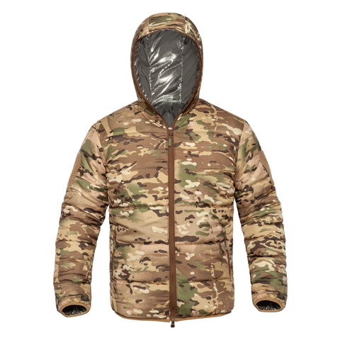 Veste chaude rembourrée en coton, vêtements de Camouflage tactique, en coton, pour le Camping en plein air, automne et hiver, randonnée, chasse étudiants ► Photo 1/6