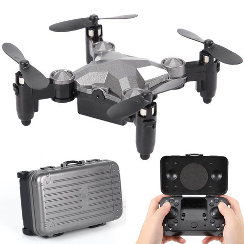 Mini Drone pour bagages 2.4G WiFi DH-120, pliable quadrirotor, télécommande, maintien en Altitude, Transmission en temps réel, FPV, 4 axes RC ► Photo 1/1