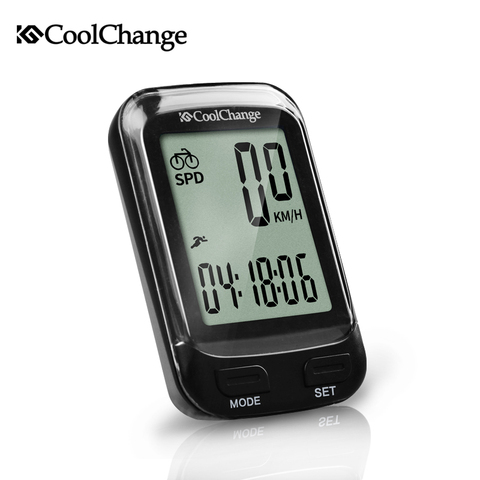 CoolChange Vélo Ordinateur Étanche Filaire Sans Fil Multifonction Vélo LCD Compteur de Vitesse Ordinateur De Vélo Kilométrage Accessoires ► Photo 1/6