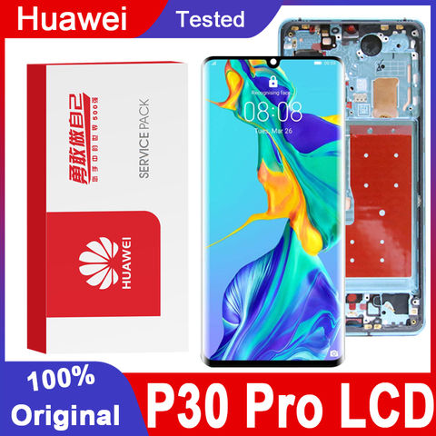 Ensemble écran tactile LCD de remplacement, 100% pouces, pour Huawei P30 Pro, 6.47, VOG-L29, VOG-L09, VOG-L04, Original ► Photo 1/6