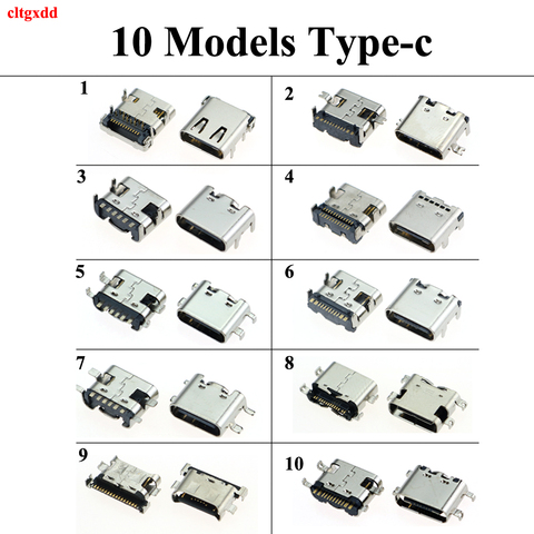 10 modèles de connecteurs Micro USB, station de charge, prise Type C femelle, pour Xiaomi Huawei Samsung A50 A70 A71 Lenovo S5 ► Photo 1/6