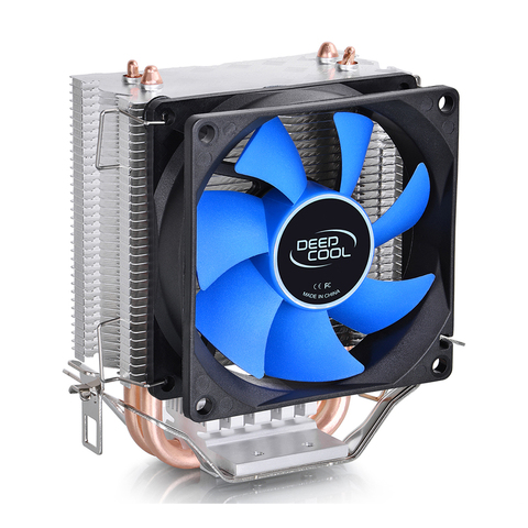 DEEPCOOL-radiateur de refroidissement d'unité centrale, 2 tuyaux chauffants, FS 2.0, refroidisseur de processeur 80mm, pour intel LGA 775 1155, AMD AM4 AM3 ► Photo 1/6