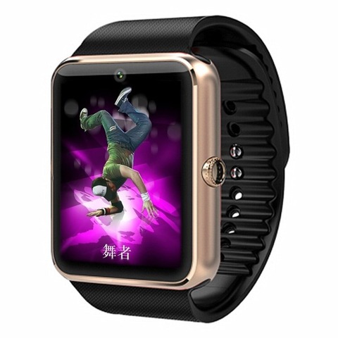 Montre connectée GT08 pour hommes et femmes, smartwatch de sport, smartwatch blutooth, carte Sim TF, avec caméra et horloge ► Photo 1/6