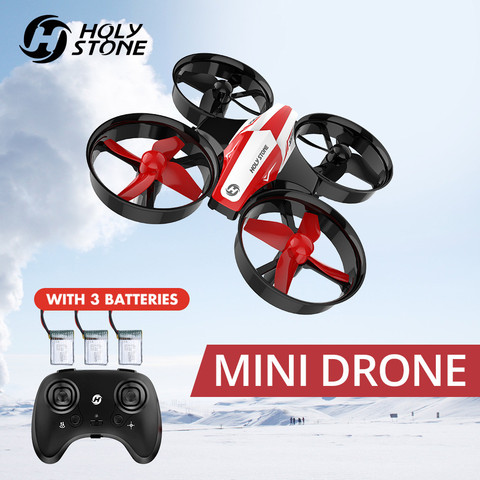 Pierre sainte HS210 Mini Drone RC jouet Drones sans tête Mini RC Quadrocopter quadrirotor Dron une clé terre Auto Hovering hélicoptère ► Photo 1/6