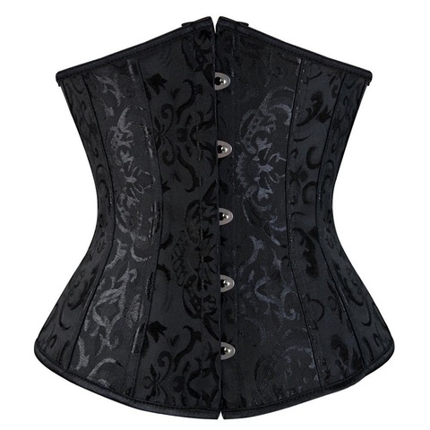 Corset gothique pour femmes, Sexy sous le buste, d'entraînement de taille, de modelage, grande taille, noir, blanc, rouge, bleu, collection S-6XL ► Photo 1/6