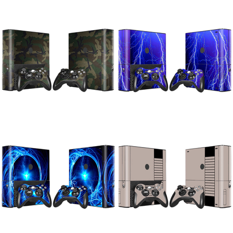 Autocollants Sky design pour Console et contrôleur Xbox 360 E, en vinyle ► Photo 1/6