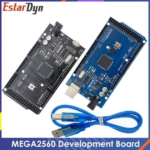 MEGA2560 MEGA 2560 R3 (ATmega2560-16AU CH340G) AVR carte de développement de carte USB MEGA2560 pour arduino ► Photo 1/6