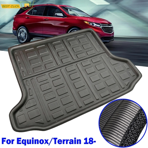 Revêtement de coffre arrière, pour GMC Terrain Holden Chevrolet Chevy Equinox 2022, tapis de sol, plateau de bagages ► Photo 1/6