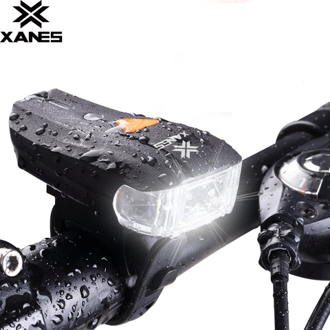 Lumière de vélo étanche à la pluie 400LM Standard Smart vélo avant phare LED lampe de poche ultralégère lanterne vélo avertissement lampe de vélo ► Photo 1/6