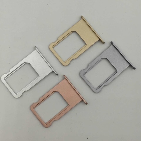 Micro Nano SIM porte-carte plateau fente pièce de rechange SIM carte support adaptateur prise pour iphone 6 6s 6 plus ► Photo 1/1