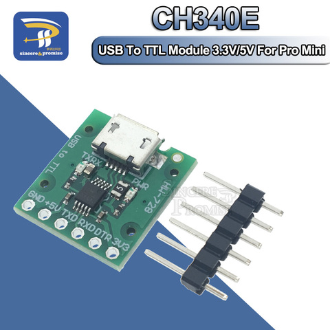 Convertisseur de série USB CH340E vers TTL, Module 5V/3.3V Alternative pour Arduino Pro Mini, 1 pièce ► Photo 1/6