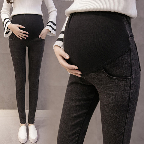 Jean de maternité, pantalon en Denim à taille ajustable, pour femme Enceinte, tenue Slim ► Photo 1/6