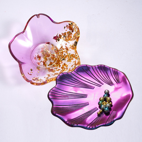 Fleurs bricolage feuille plaque UV résine moule bijoux moules bijoux accessoires époxy bijoux outils ► Photo 1/4