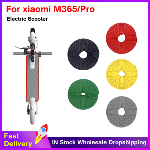 Bandes 2M pour Xiaomi Mijia M365 bande de Protection Anti-collision Scooter électrique planche à roulettes corps pare-chocs éraflure anti-rayures ► Photo 1/6