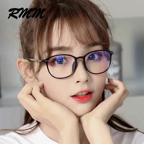 RMM lunettes rétro carrées et rondes, monture unie, Anti lumière bleue, monture, lunettes optiques pour femmes et hommes, pour myopie ► Photo 1/5