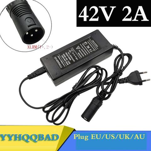 42V2A lithium vélo électrique chargeur de batterie pour 36 v scooter électrique microphone XLR tête de bonne qualité ► Photo 1/5