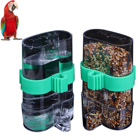 1 pièces mangeoire pour oiseaux abreuvoir automatique pour oiseaux distributeur de nourriture pour oiseaux mangeoire pour animaux de compagnie mangeoire pour oiseaux abreuvoir coupe anti-éclaboussures pour Cage ► Photo 1/6