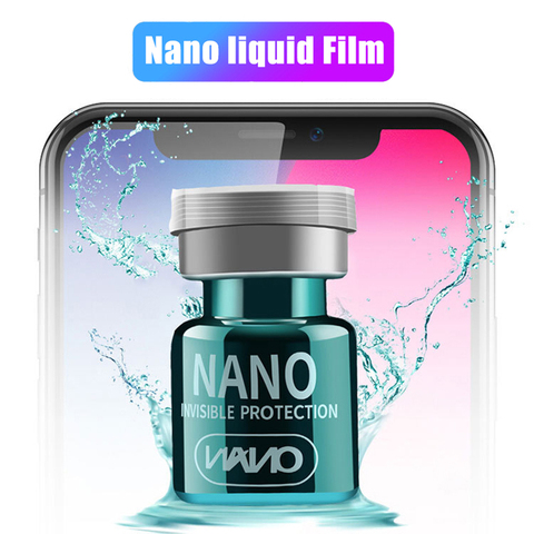 Lamorniea NANO verre liquide protecteur d'écran revêtement oléophobe Film universel pour iPhone 11 Huawei Xiaomi Samsung Oneplus téléphone ► Photo 1/6