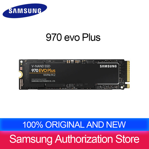SAMSUNG M.2 SSD 1 to 250 go 500 go 970 EVO Plus disque dur interne M2 2280 TLC PCIe Gen 3.0x4, NVMe 1.3 ► Photo 1/5