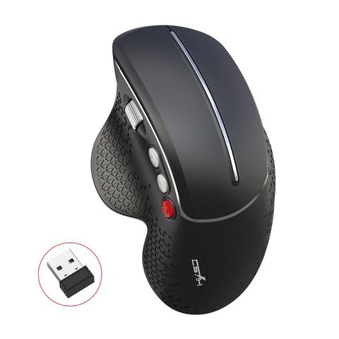 Accessoires d'ordinateur, souris verticale, Design ergonomique, prise en main sans fil 2.4G, sensation de confort pour PC Gamer, Silence 2022, cadeau ► Photo 1/6