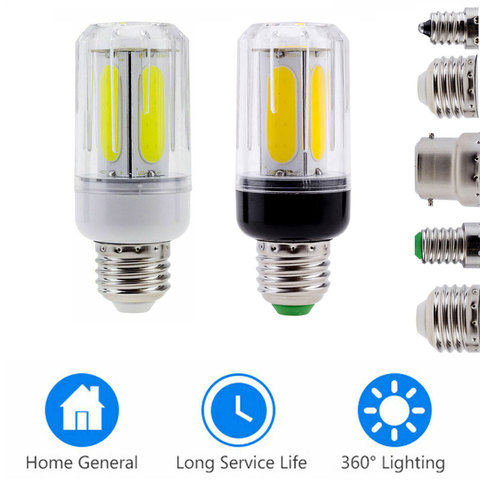 Pas de scintillement LED très brillante COB maïs ampoule maison lampes de Table 360 éclairage 12W 16W E27 E14 E12 E26 B22 AC 85-265V 110V 220V ► Photo 1/6